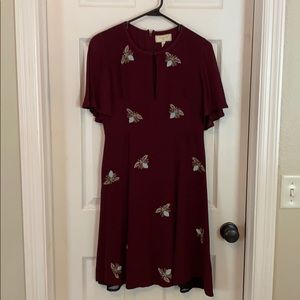 Moulinette Soeurs Plum Dress, Size 2